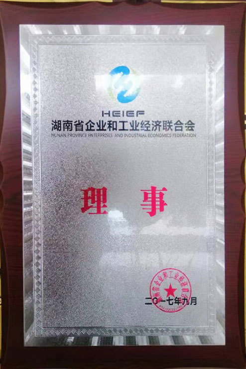 湖南省企业和工业经济联合会理事
